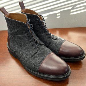 Taft The Jack Boot in Grey/Oxblood Size 10